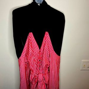 Strateas carlucci button down tie dress